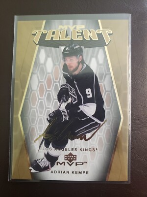 2023-24 Adrian Kempe MVP Talent GOLD MVP Hockey Upper Deck Los Angeles Kings