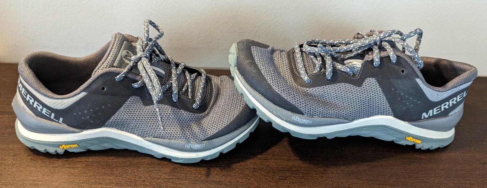 Merrell Mag 5 Grigio Trail Running J099372 Vibram Scarpe da Ginnastica Donna Taglia 5