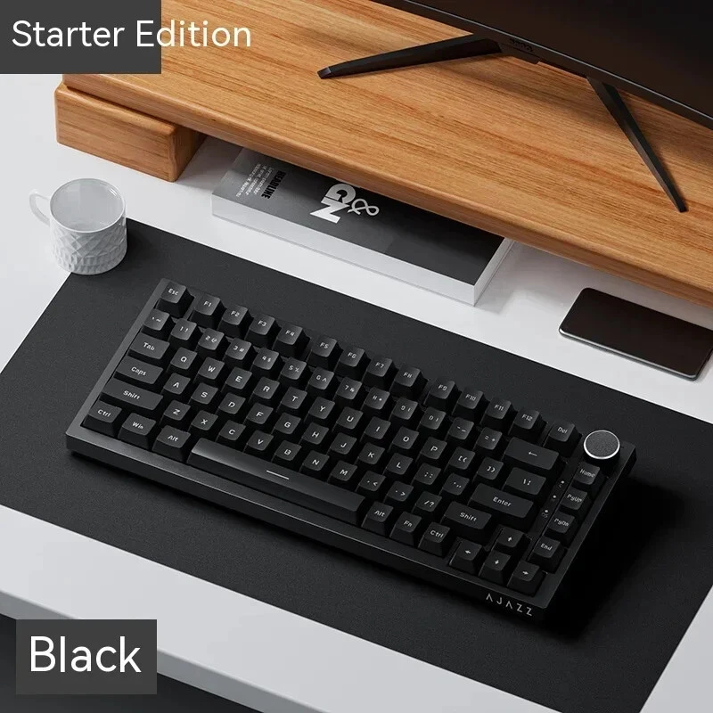 Mechanical Keyboard with TFT Screen Multifunctional Knob Gaming Keyboard Triple Mode Connectivity for Enhanced Performance Mechanical Keyboard with TFT Screen Multifunctional Knob Gaming Keyboard Triple Mode Connectivity for Enhanced Performance