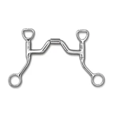 89-20335 Myler HBT Shank Bit with Sweet Iron Ported Barrel MB 33 NEW