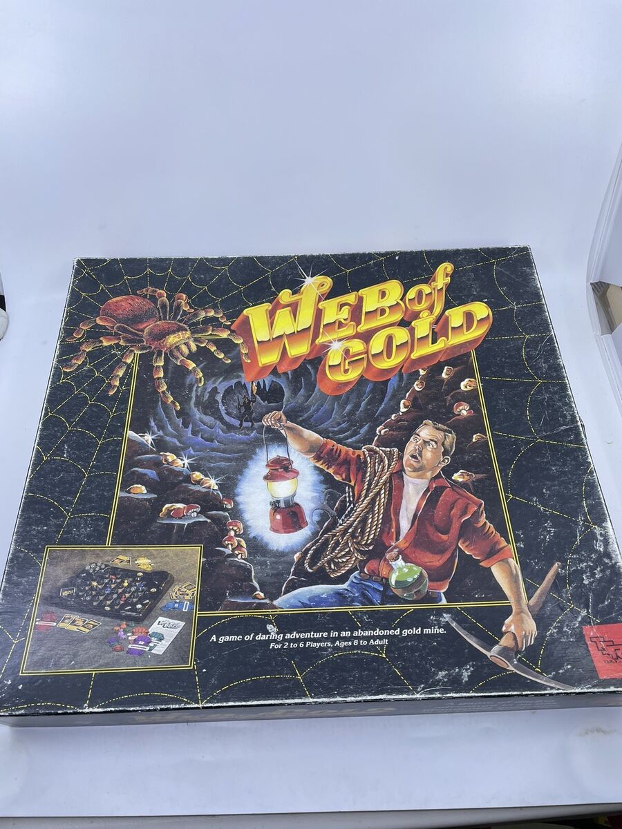 Vintage Web Of Gold Board Game By TSR 1989 100% Complete | eBay Vintage Web Of Gold Board Game By TSR 1989 100% Complete | eBay