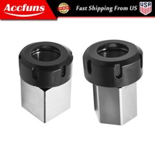 ER-40 Square Hex Collet Block Chuck Holder For CNC Lathe Engraving Machine