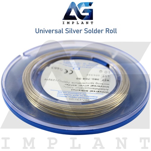 Universal Silver Solder Wire Roll 10g Orthodontic Dental Bands