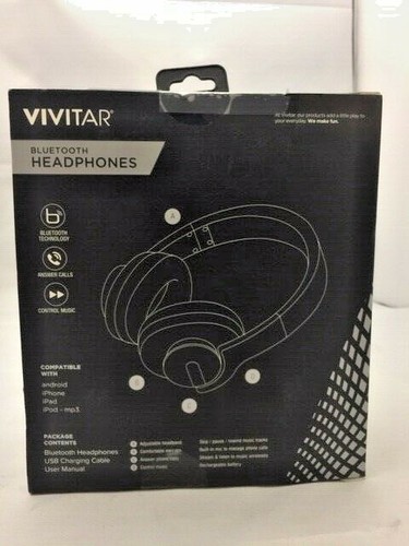 VIVITAR LISTEN UP BLUETOOTH HEADPHONE - Picture 3 of 5