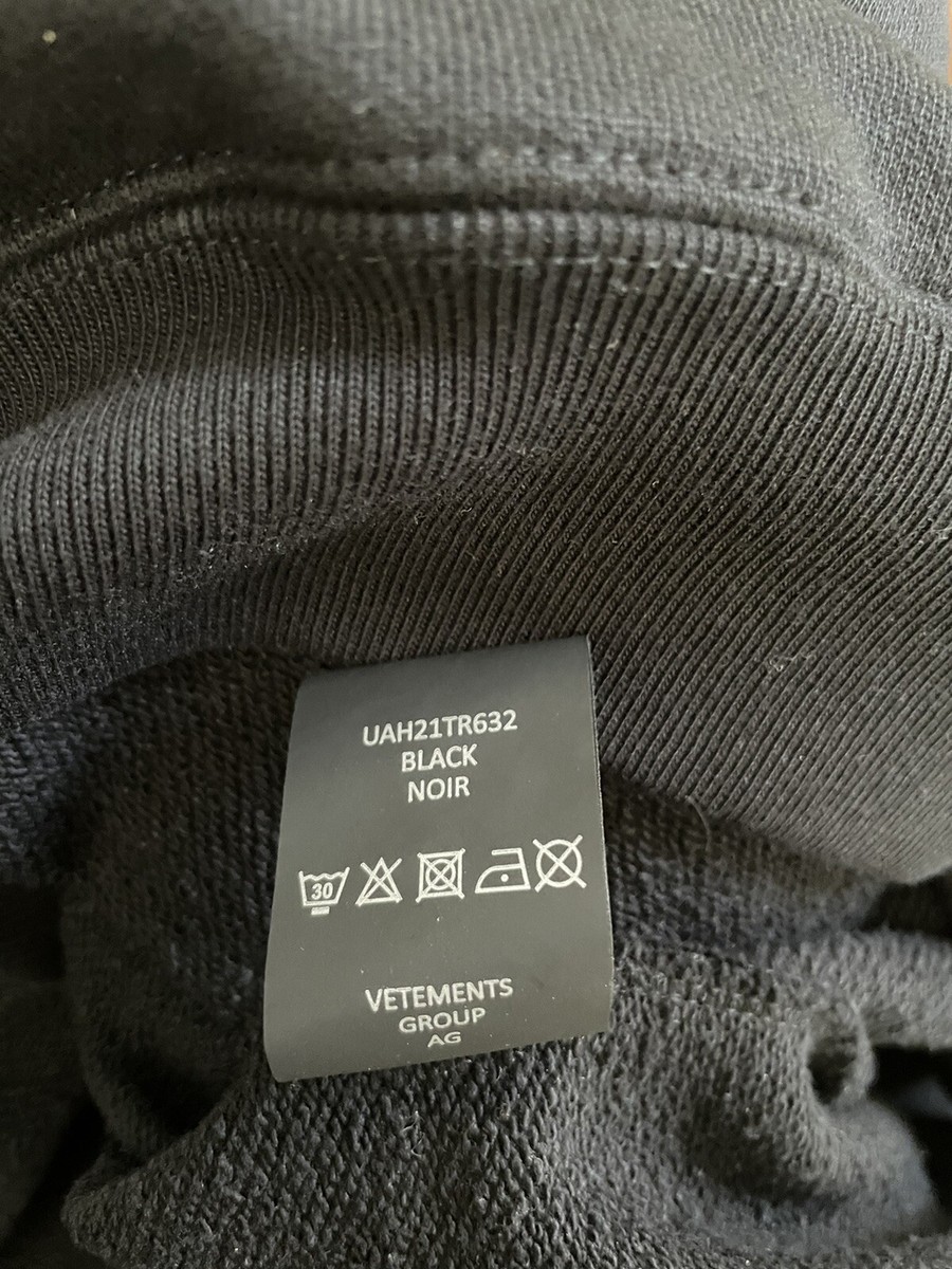 vetements World Tour Black And Yellow Oversized Hoodie Size vetements World Tour Black And Yellow Oversized Hoodie Size
