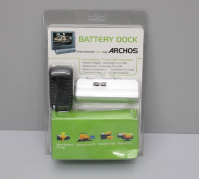 Archos Gen 5 Battery Dock Akku Docking Adapter 500977 für Player 405, 605 & 705