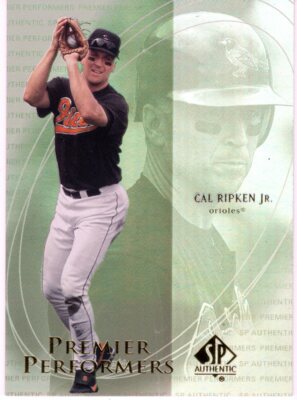 2000 SP Authentic Premier Performer, Cal Ripken Jr., Orioles (PP3) NrMnt-Mnt