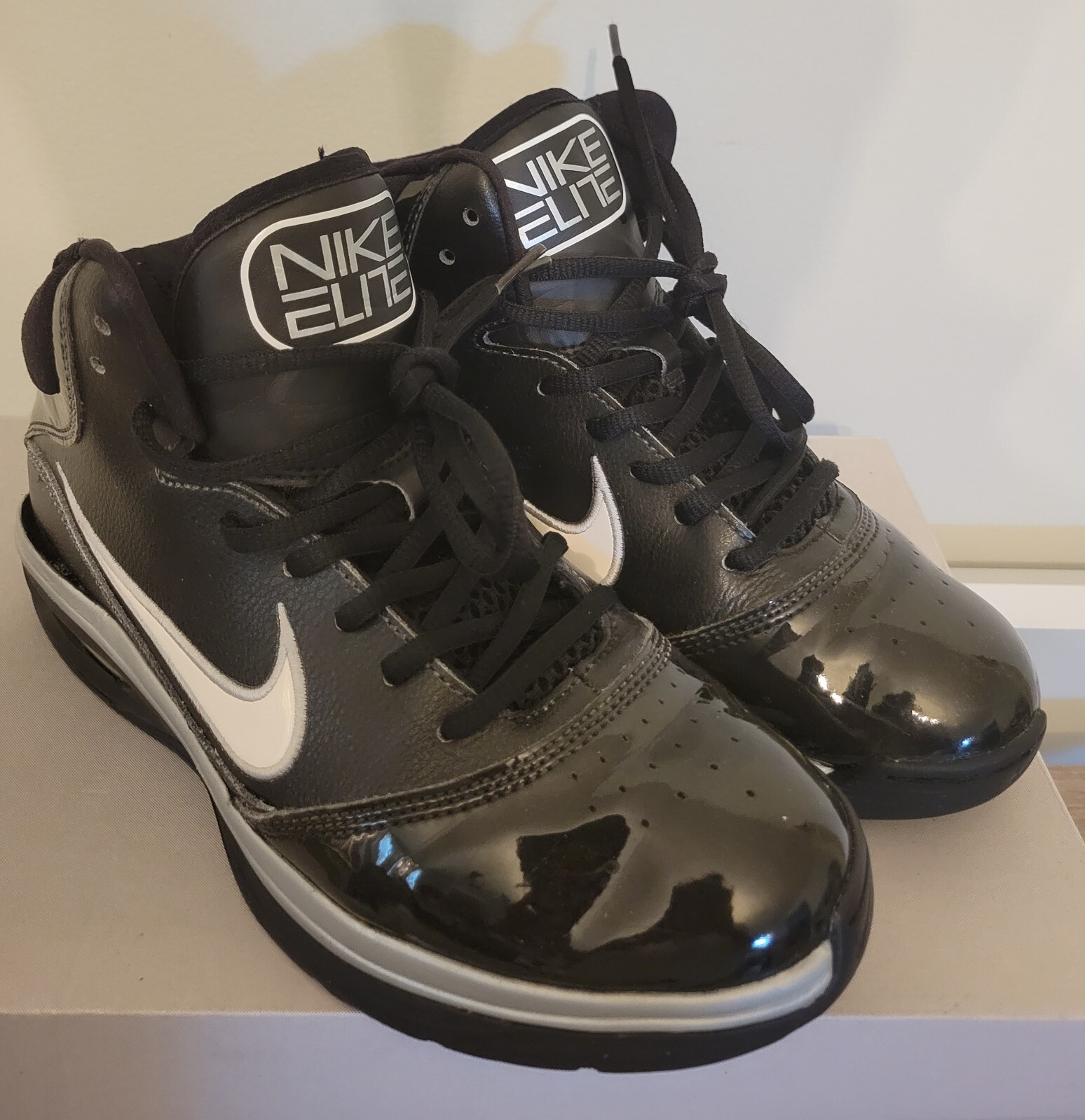 Nike Womens Air Elite Basketball Shoes Black 4118710… Gem