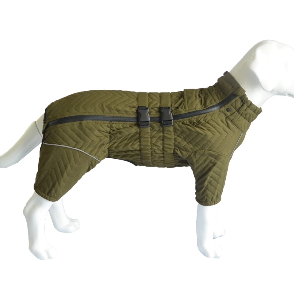 Dog Winter Coat 4 Legs Covered Windproof Waterproof Reflective Warm Dog Clothing - Image 3 of 4