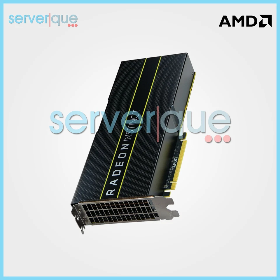 AMD Instinct MI25 16GB HBM2 PCI-e 3.0 x16 Accelerator Video Graphics Card - Image 2 of 3