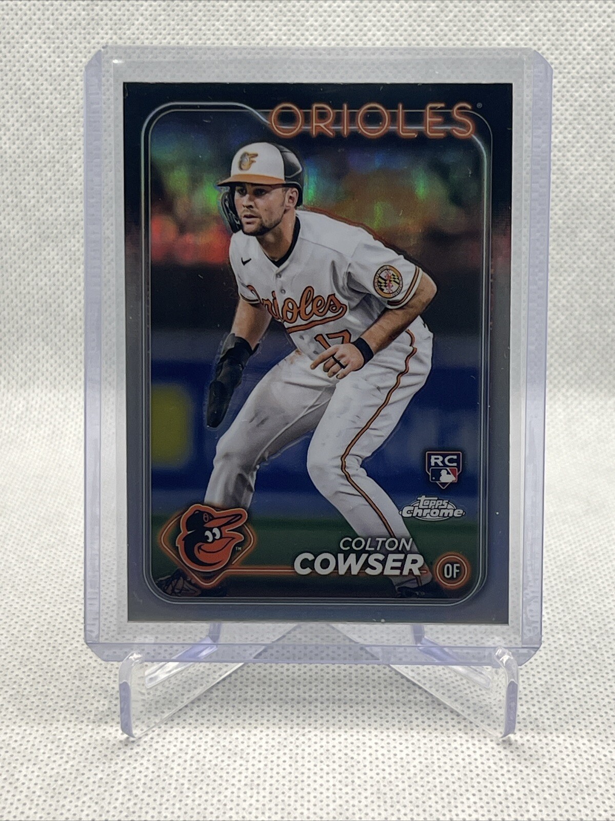 2024 Topps Chrome Colton Cowser Rookie RC Refractor #278 Baltimore Orioles