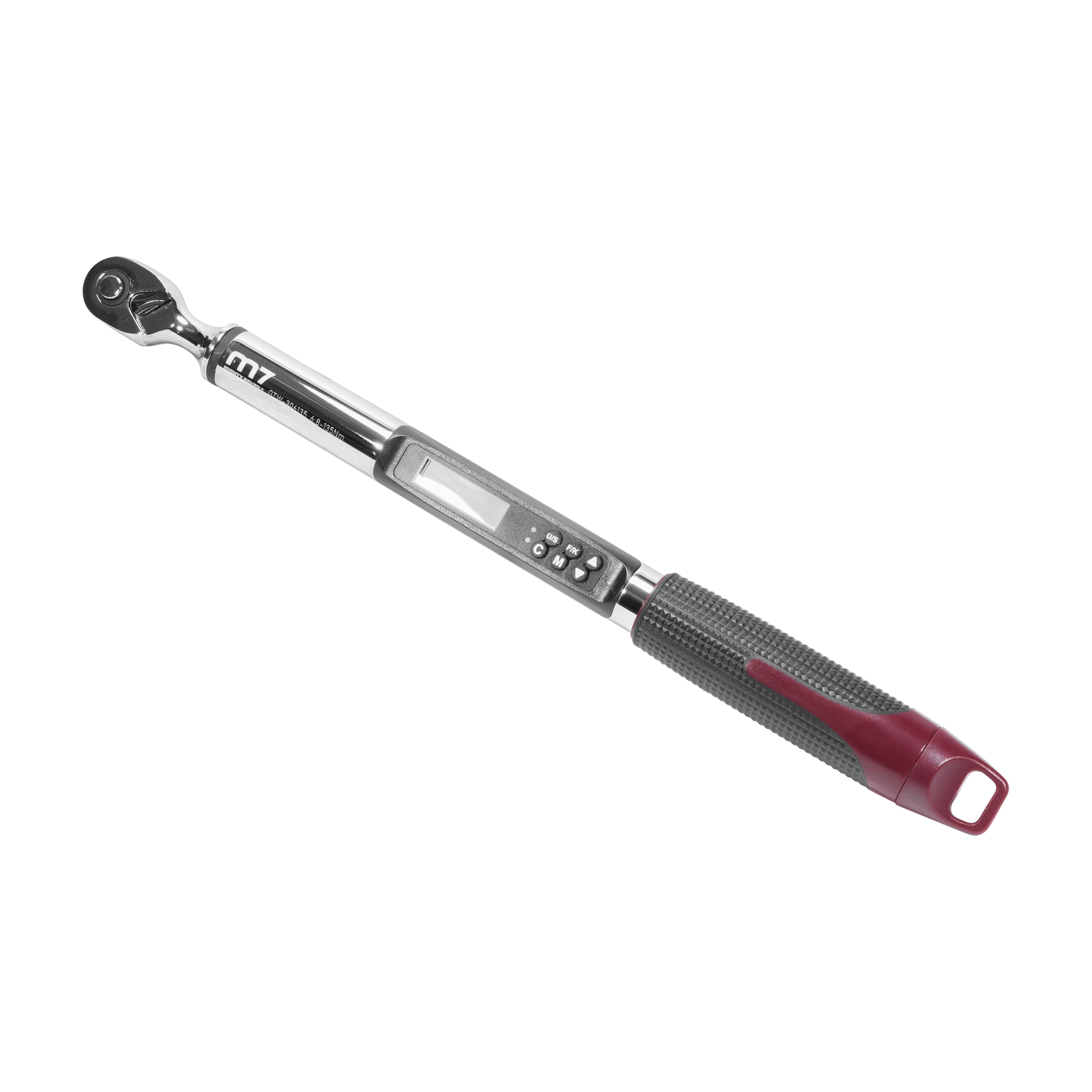 M7 3/8" Digital Torque Wrench 5.0-99 Lb-Ft Torque Range LCD Display (GTW-306135)
