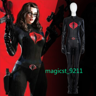 G.I. Joe：The Rise of Cobra The Baroness Bodysuit Jumpsuit Halloween Cosplay Gift