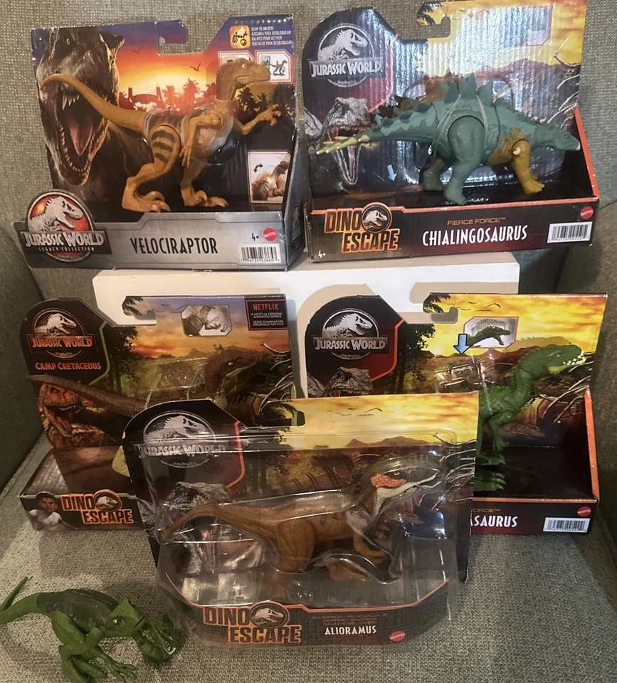 Jurassic World Dino Pack Toys Mattel (6 Pack) Rare New - Image 3 of 3