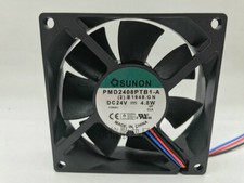 1 PCS SUNON Fan PMD2408PTB1-A DC 24V 4.8W 3-wire 8025 8CM inverter cooling fan