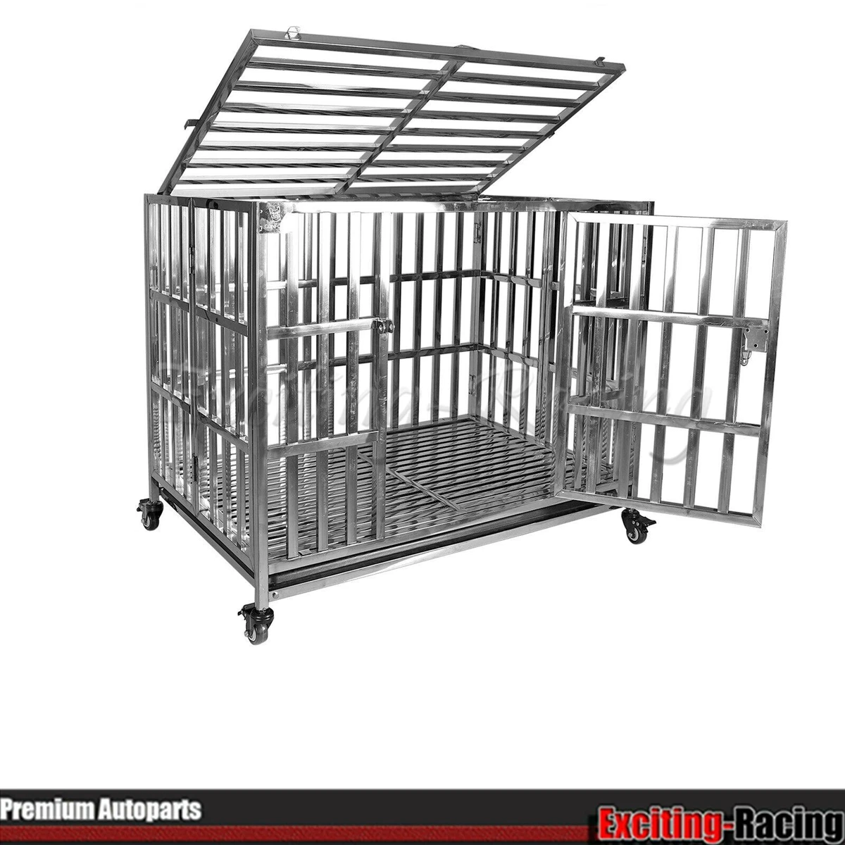 Stainless Steel Cage In Dog Cages & Crates for sale - eBay