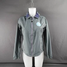 Niagra Falls State Park Women Jacket XS Gray Windbreaker Reflective Athleisure
