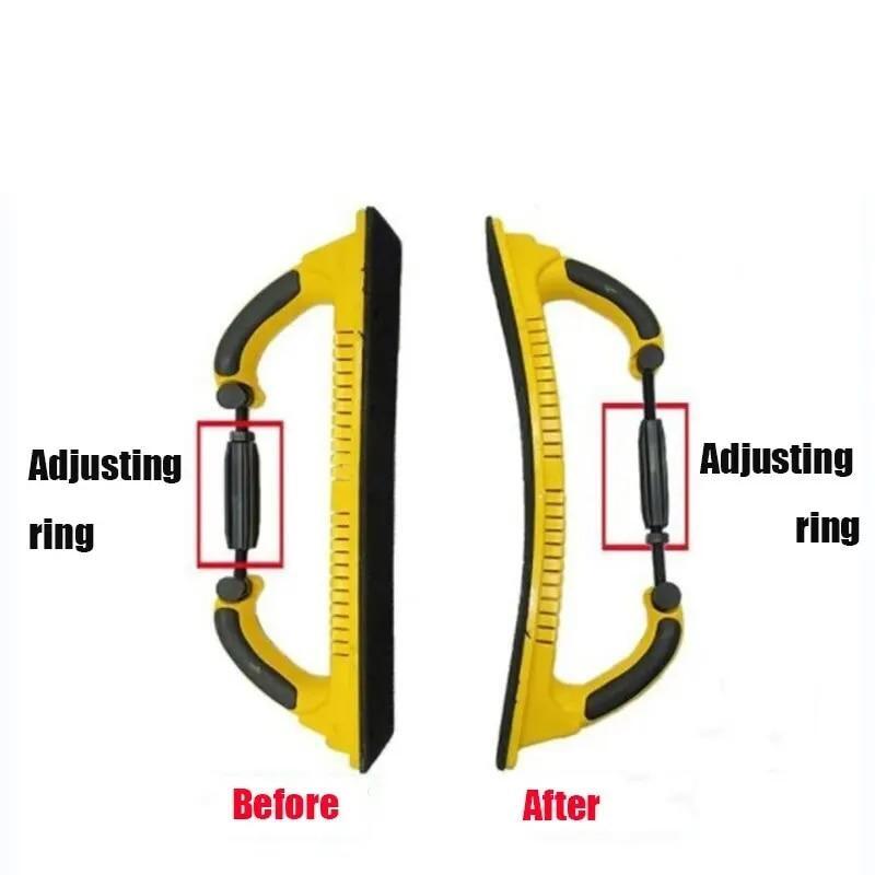 Hifeson 70x400mm Manual Sanding Block Sandpaper Machine Hand Grinding Holder Han