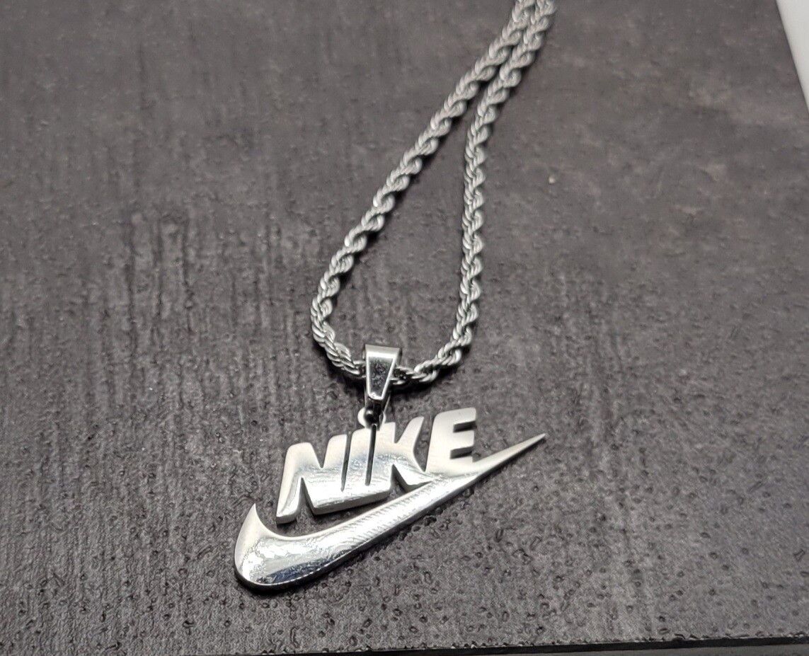 Gold Chain Nike 22 Inch 14k Gold Plated Necklace | eBay