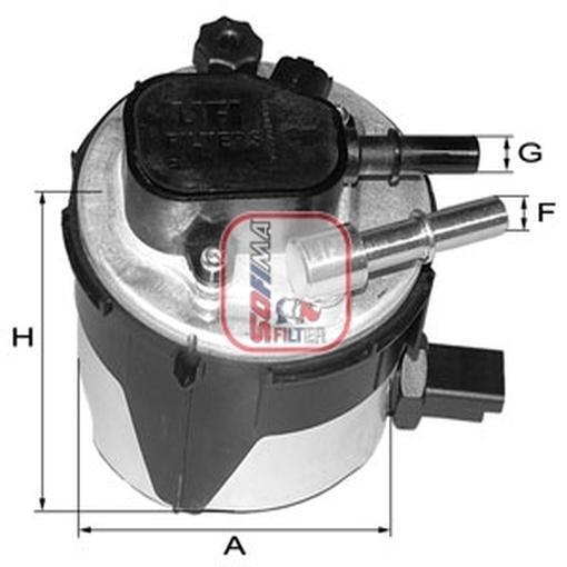 Sofima Kraftstofffilter Passend FüR Ford Focus C-Max Volvo V50 Mazda 3-image