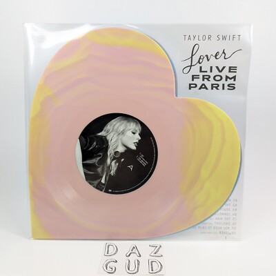 IN HAND Taylor Swift LOVER Live From Paris HEART SHAPED Limited