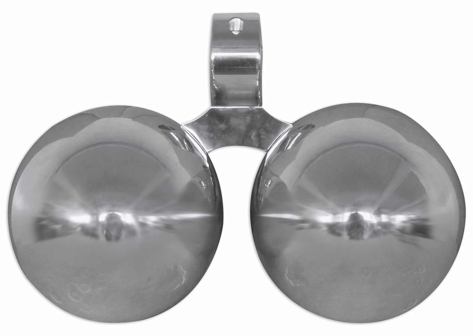 Rockville DMAC80S Dual 8 Silver Aluminum Wakeboard Tower Speaker PodsCovers