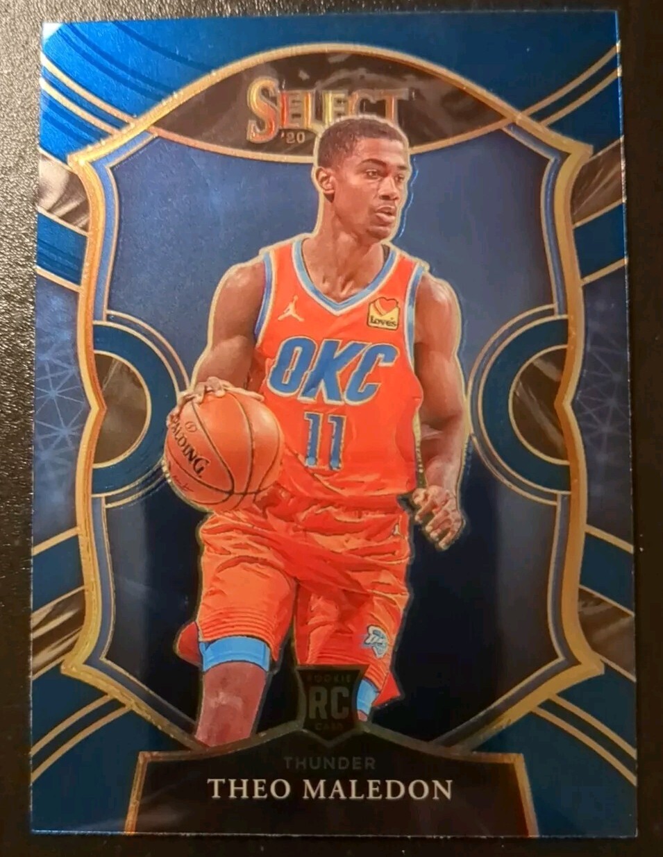 2020-21 Panini Select Basketball Theo Maledon Rookie #94 Oklahoma City Thunder
