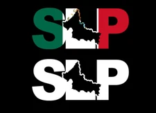 SLP letters Decal Car Window Laptop Map Vinyl Sticker Mexico San Luis Potosi Mex