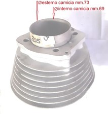 Cilindro Ø mm. 69 per Ducati Monocilindrico 200 Elite