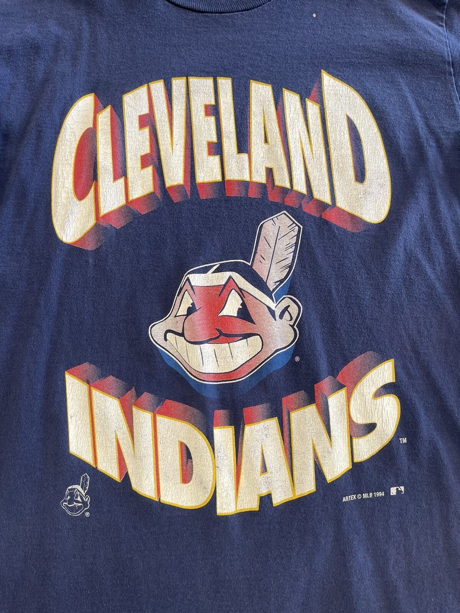 CLEVELAND INDIANS ビンテージTシャツ MLB 丸胴 s-l400.jpg