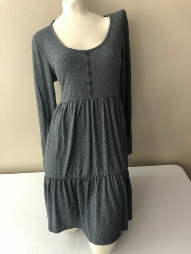 Long Sleeve Round Neck Tiered Babydoll 