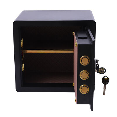 Biometric Keypad Safe Box Fireproof 1.4 cu.ft Security Home Office