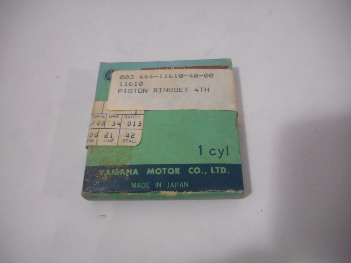 YAMAHA DT125 NEW PISTON RING SET 4TH OVERSIZE 1.00MM 444-11610-40