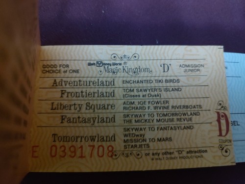 Vintage Disney Tickets - Picture 14 of 16
