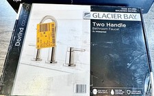 Glacier Bay Dorind 8in Widespread 2-Handle Bathroom Faucet Brushed Nickel