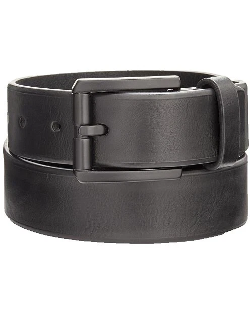 Cintos De Couro Alfani Preto para Homens