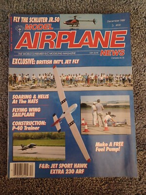 Model Airplane News Magazine Dec '89, EXCLUSIVE: British Int'l Jet Fly, v117 n12