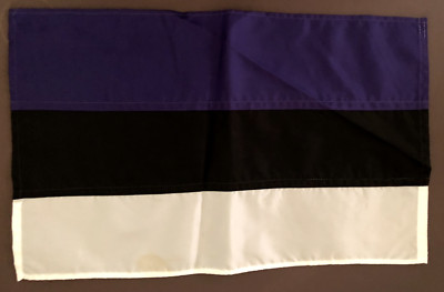 12 x 18 inch Nylon Flag of Estonia with Sewn Stripes