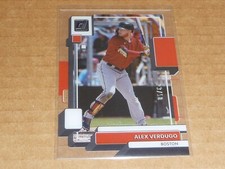 2022 Panini Chronicles ALEX VERDUGO DONRUSS CLEARLY BLUE /50 RED SOX M7612