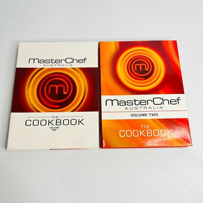 MasterChef Australia Cookbook 1 & 2 Paperback Book Celebrity Chef Cooking Lot