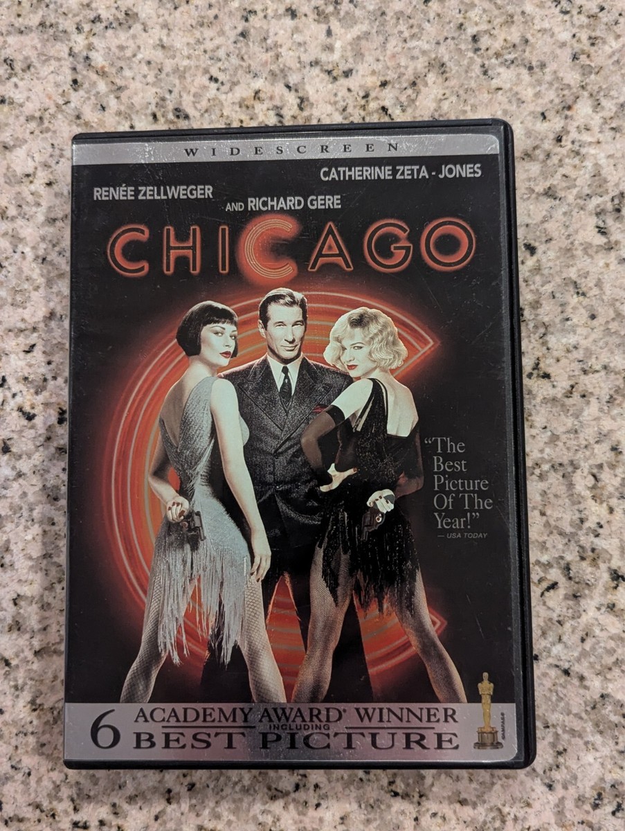 CHICAGO DVD Movie Widescreen Edition Renee Zellweger Richard Gere