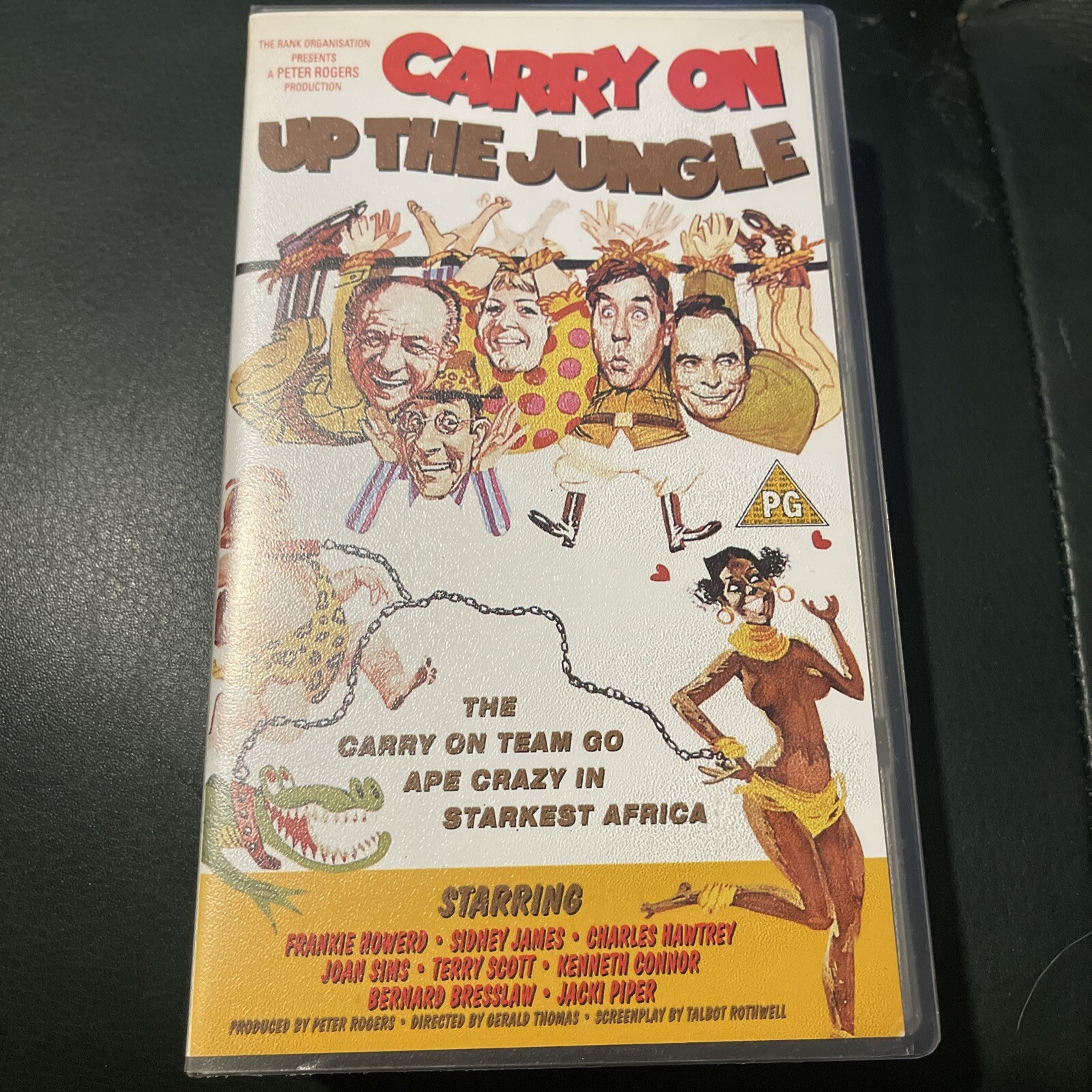 VINTAGE Carry On Up The Jungle Frankie Howard Sidney James Charles PAL VHS Video