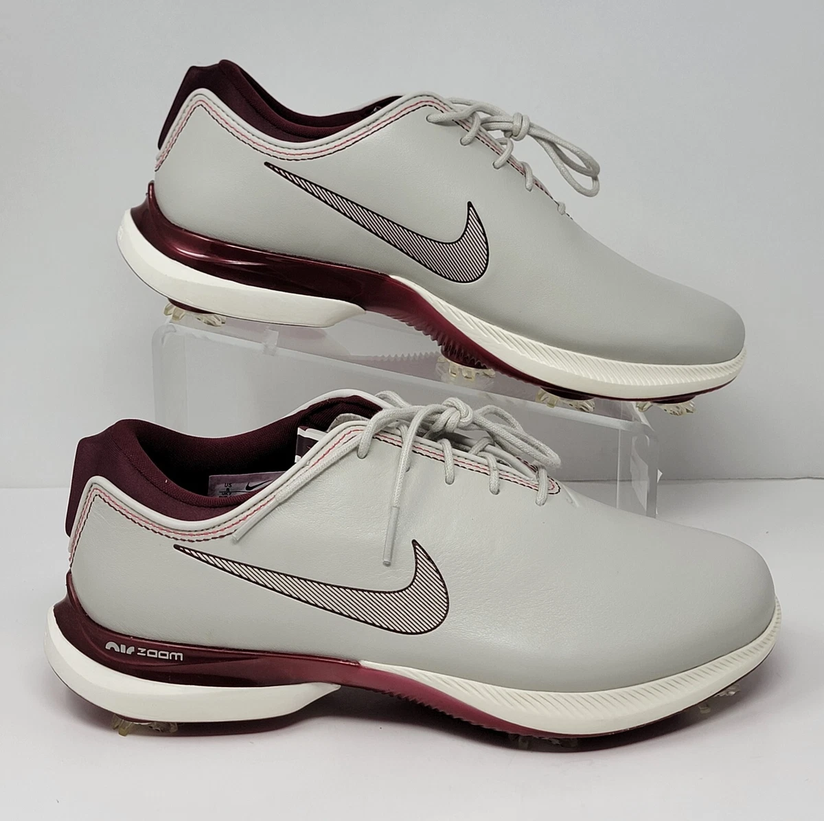 NEW Nike Air Zoom Victory Tour 2 Golf Shoes CW8155-002 Size 10 Light Bone Dark Nike Air Zoom Victory Tour 2 White – Bisque Golf main image 3