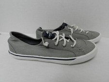 Sperry Womens Gray Lounge Sneakers Boat Shoes Size 5 med Z13