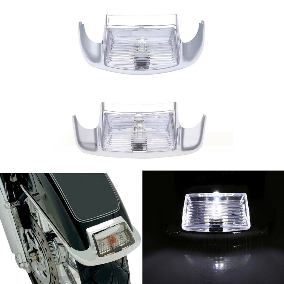 HCmotorku Parafango Posteriore per Moto con Indicatori di Direzione LED e Luce Stop Integrata Compatibile con Harley Touring Road King Electra Road Street Glide FLHTCU FLHTK FLHT FLHTP FLTRU FLTRX