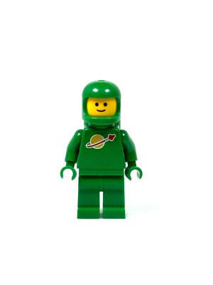 LEGO  Space -- Grüner Space Man -- Classic Space -- Green -- Minifigur