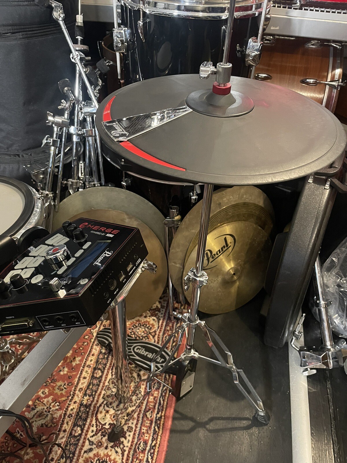 Pearl e/MERGE Hybrid Electronic Drum Kit + Extras eBay