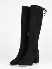 Flavio Castellani Stivali Alti Stivali Da Donna Neri Xti Acquisti