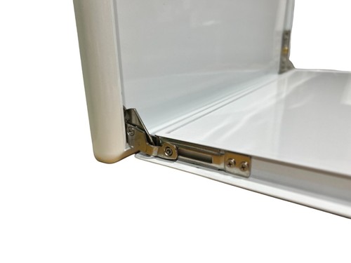 CARAVAN TABLE FOLDING PICNIC TABLE CAMPER HORSE FLOAT 650x450mm LOCKABLE WHITE - Picture 4 of 5