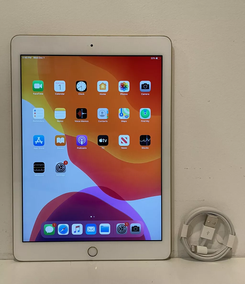 Apple iPad 5th Gen. 128GB, Wi-Fi, 9.7in - Gold - Read Description! ISSUES! 840226674391 | eBay